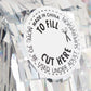 Small Holographic Silver Foil Number 5 Pinata For Kids Birthday Party Decorations (15.7X9X3 In)