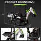 4 In 1 Ride On Excavator, 12V Licensed Jcb Excavator Ride On Toy With Remote Control, Front Loader, Horn And Eva Tires, 4 Transformable Forms Kids Excavator Digger, White