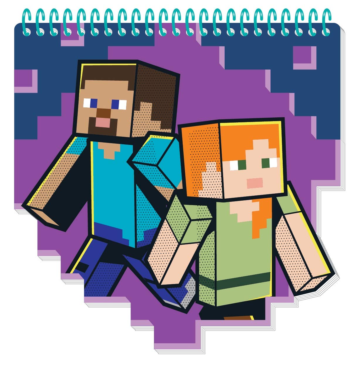 Minecraft Kids Coloring Art Set | Stickers & Stampers
