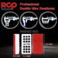Rcp Products Double Nine Dominoes Professional, High Gloss Dominoes Set In Wood Box, Set Of 55 Tiles Color Red