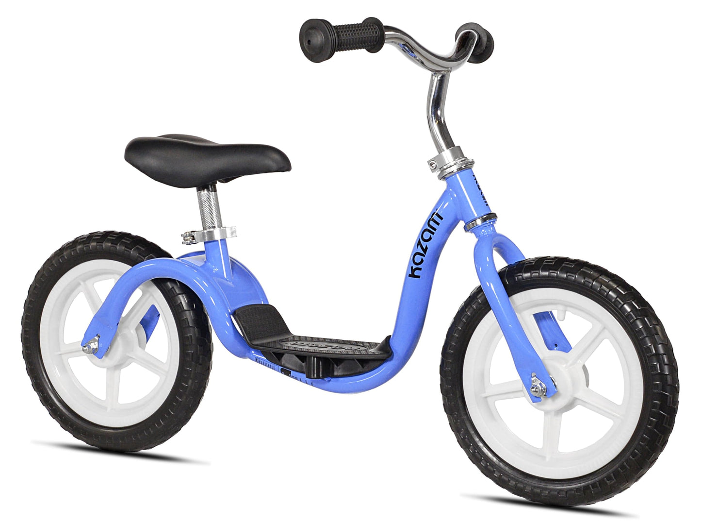 Kazam V2E No Pedal Balance Bike, 12-Inch, Blue