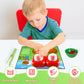 Kasfalci Math Board Games For Kids With Dice Poppers,Math Manipulatives,Dice Games,Addition Subtraction Games,Math Counters,Coun