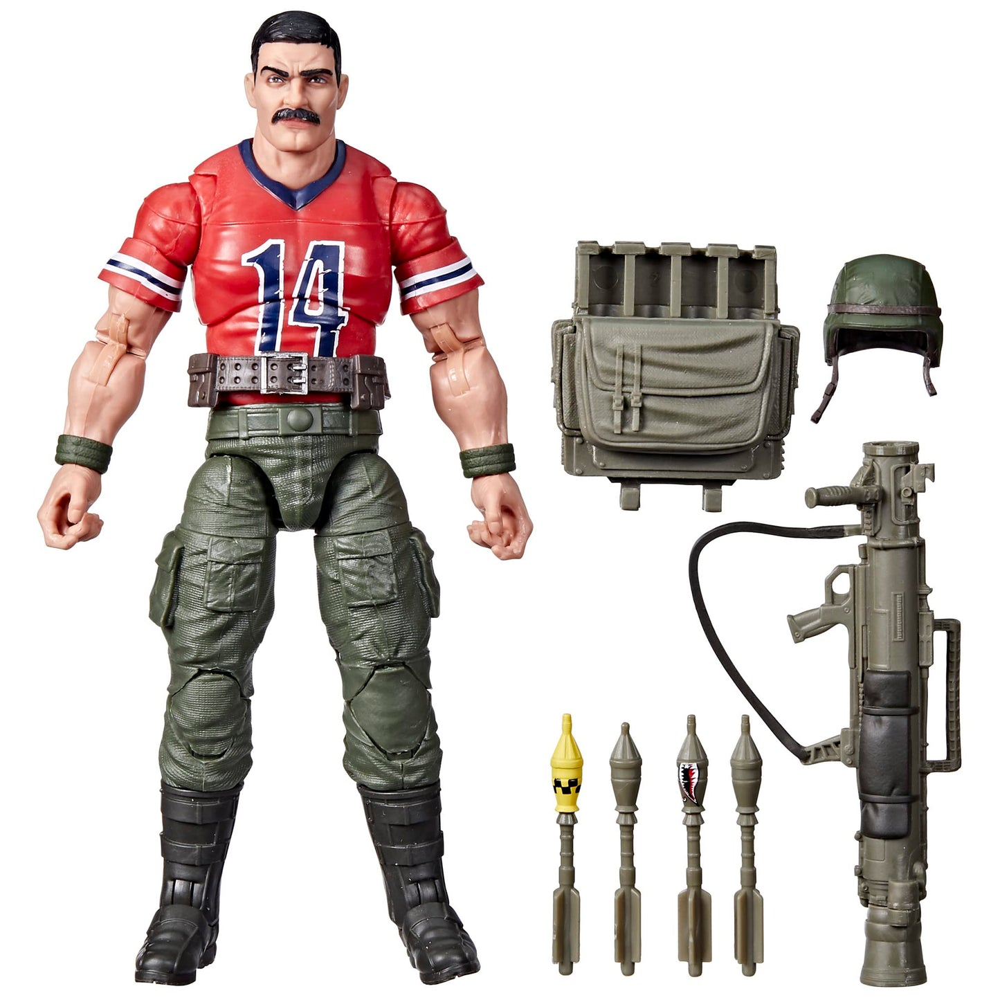 G.I. Joe Classified Series David L.Bazooka Katzenbogen Action Figure 62 Collectible Premium Toy With Accessories 6-Inch-Scale Cu