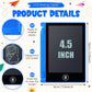 Nezyo 16 Pieces 4.5 Inch Mini LCD Writing Tablet Electronic Doodle Board for Colorful Drawing Tablet Erasable Writing Pad Reusab