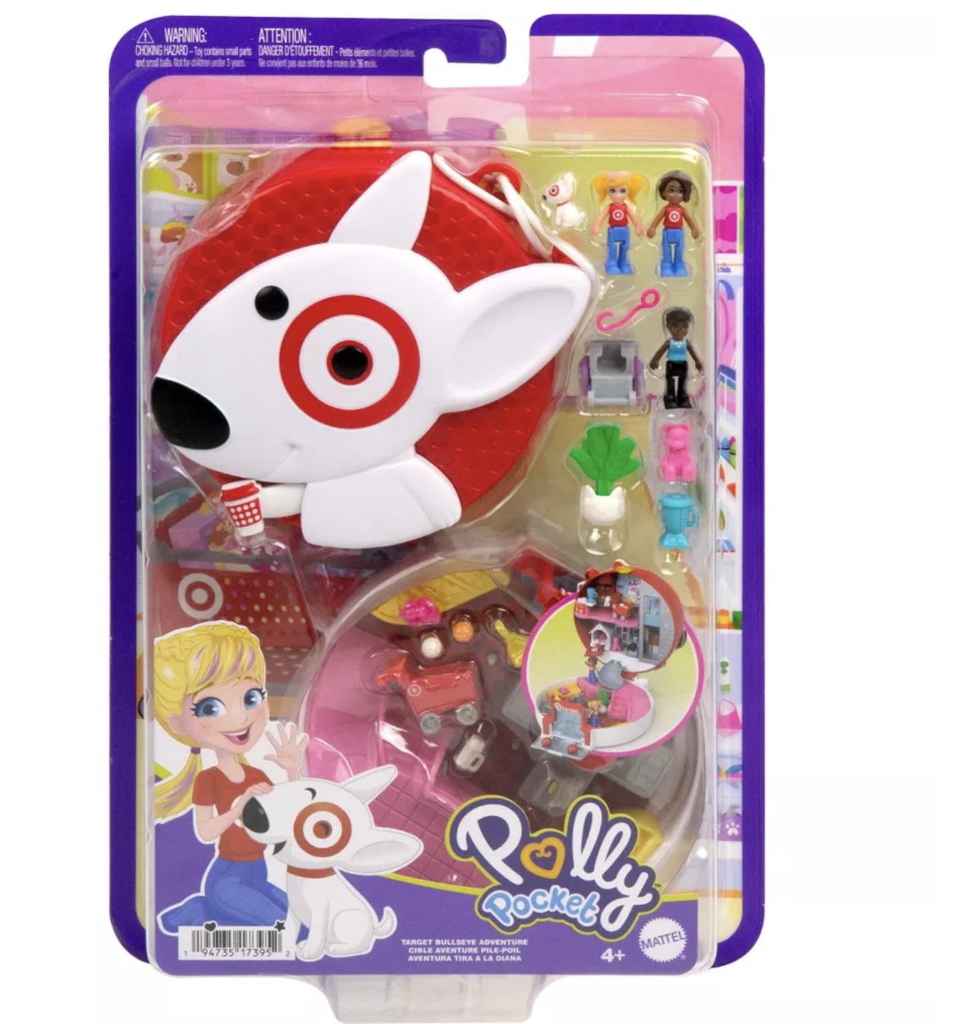 Target Polly limited availability Playset with Bullseye Figure and Accessories