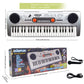 Raimy 49 Keys Piano Keyboard For Kids - Portable Electronic Digital Piano With Microphone, Learning Educational Music Keyboard Piano For Beginners Gifts Toys For Boys Girls Toddlers (Black)