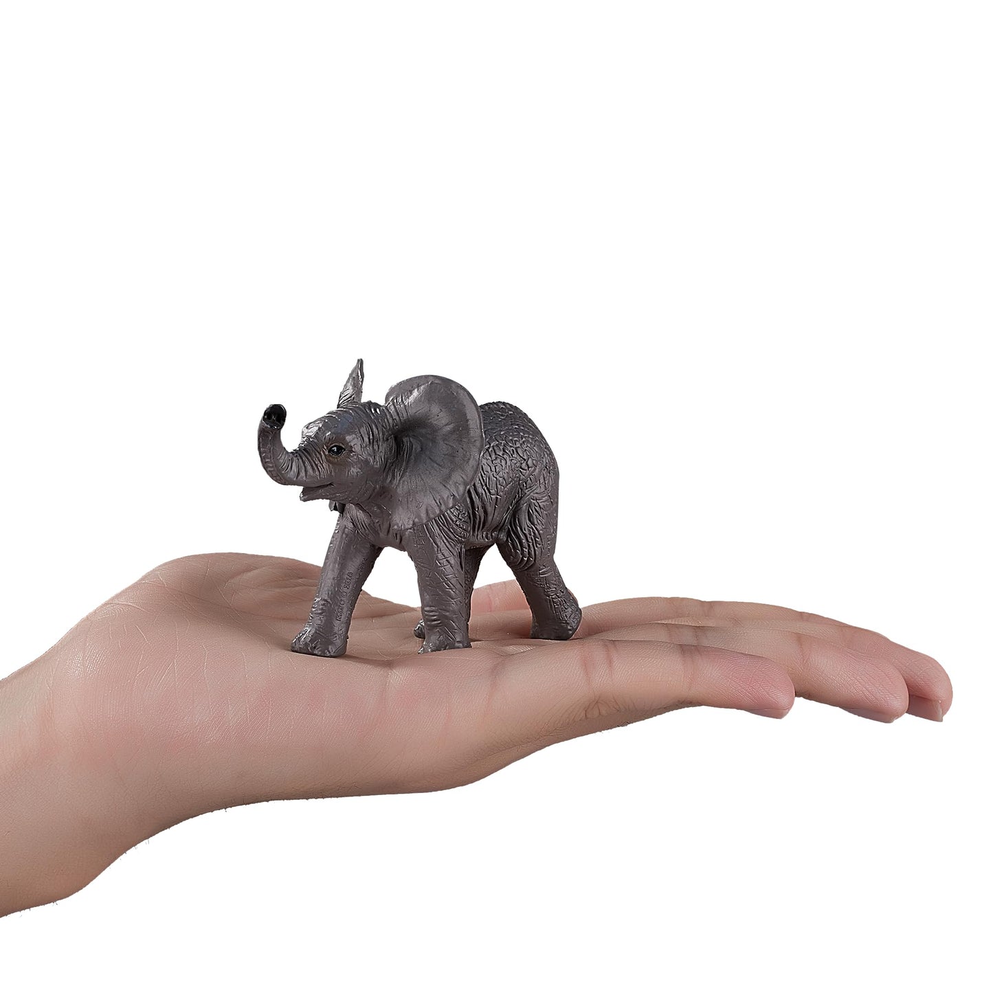 Mojo African Elephant Calf Realistic International Wildlife Hand Painted Toy Figurine
