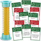 Foilswirl Valentine Party Games 5 Second Game, 72 Cards And 5 Second Hourglass Family Card Game Night With Galentine Family Frie