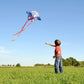 Simxkai Colorful Butterfly Kite Set, 2-Pack 85Cm Wide X 60Cm High, 200Cm Tail With 100M String Reel