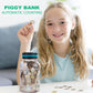 Qiekaka Coin Bank For Saving Money Digital Coin Counter, Piggy Bank For Adults Kids, Coin Jar With Change Counter For Counting S