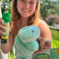GIANTMICROBES Lyme Disease Plush Toy - 7-inch Green, Educational Gift for Patients & Professionals