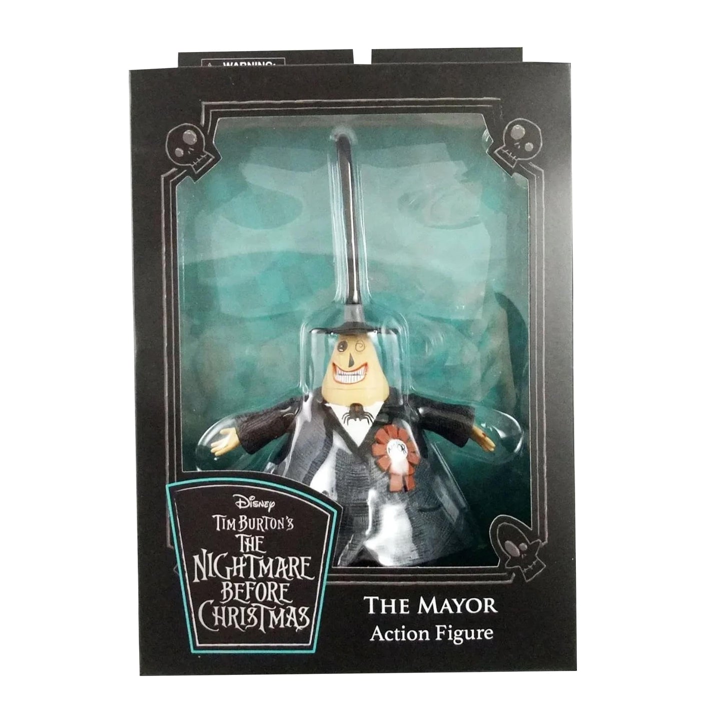 Diamond Select Toys The Nightmare Before Christmas Mayor Action Figure, Multicolor, Model FEB208572, Plastic Material