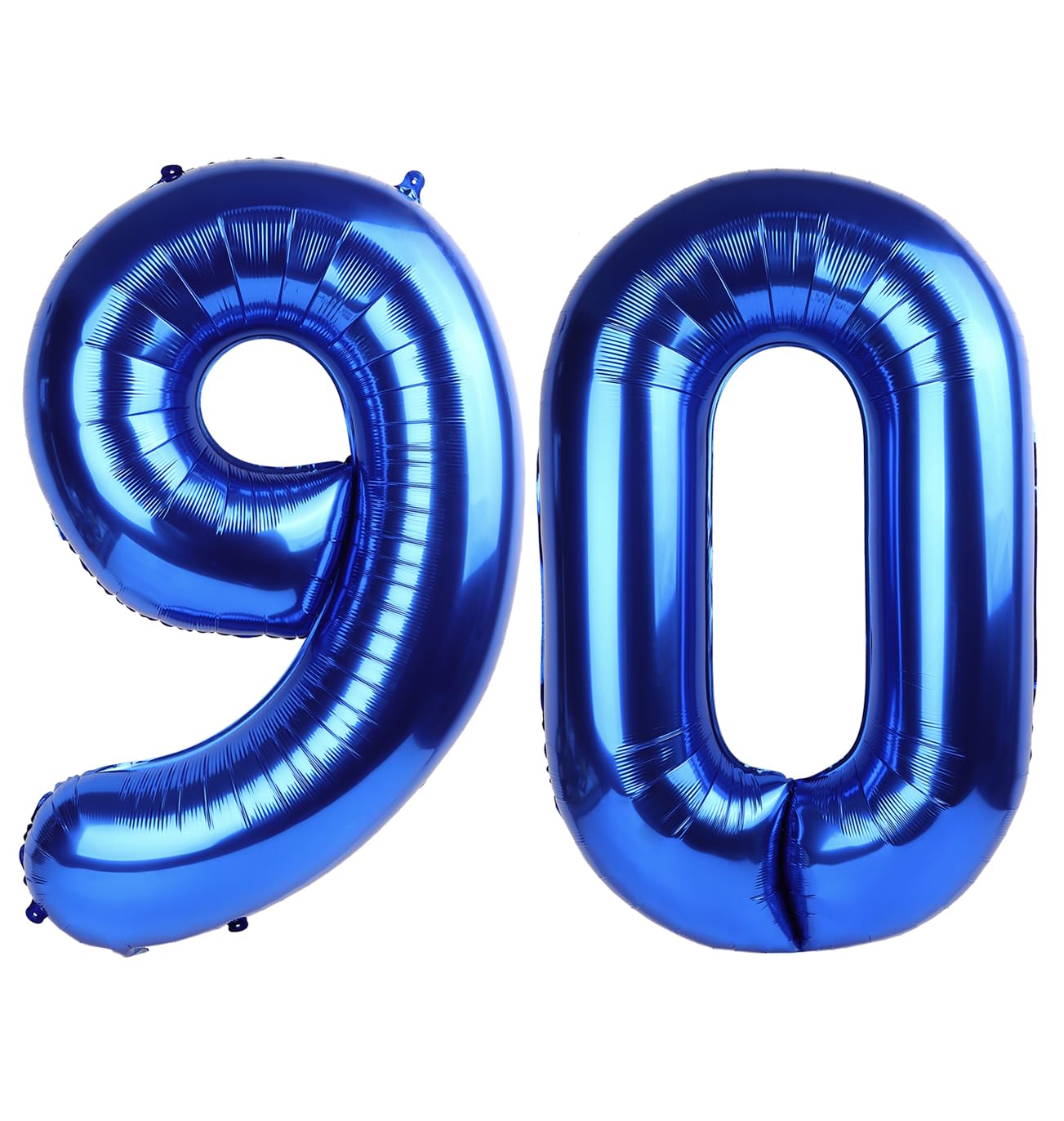 Navy Blue Number 90 Balloon 40 Inch, 90 Number Balloon, 90Th Navy Blue Birthday Decorations, 90 Year Old Women Men Blue Party Su