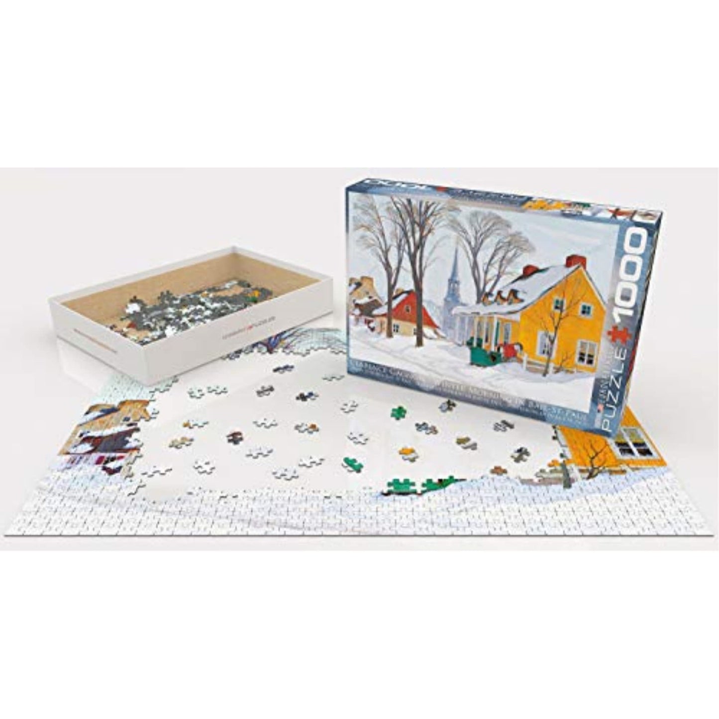 Eurographics Hiver Baie-Saint-Paul By Clarence Gagnon 1000-Piece Puzzle