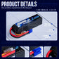 Zeee 4S Lipo Battery 10000mAh 14.8V 120C with EC5 Connector Soft Case RC Battery Compatible with Xmaxx RC Car Truck Tank Racing