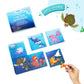 LoveDabble Mother and Baby Animal Match Puzzle - Mommy and Me - Under The Sea | Puzzles for Kids Ages 2-4 | Animal Puzzles for T