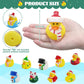 Fudragtn 36Pcs Christmas Rubber Ducks In Bulk, 2 Inch Mini Christmas Ducks Bath Toys For Kids Boys Girls, Holiday Rubber Ducks F