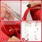 Fumwase Party Swirl Decorations Red Shinny Foil Hanging Swirl Decorations Plastic Streamer for Ceiling Plastic Streamer for Part