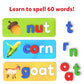 Skillmatics Preschool Learning Activity - Ready To Spell, Stage-Based Learning To Improve Vocabulary & Spelling, Educational Toy, Gifts For Boys & Girls Ages 4, 5, 6, 7