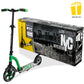 Crazy Skates Foldable Kick Scooter - Kick Scooters For Adults, Teens And Kids With Carrying Strap - Fast Folding, Adjustable Handlebars And Lightweight - New York City Scooter (Nyc) - Green