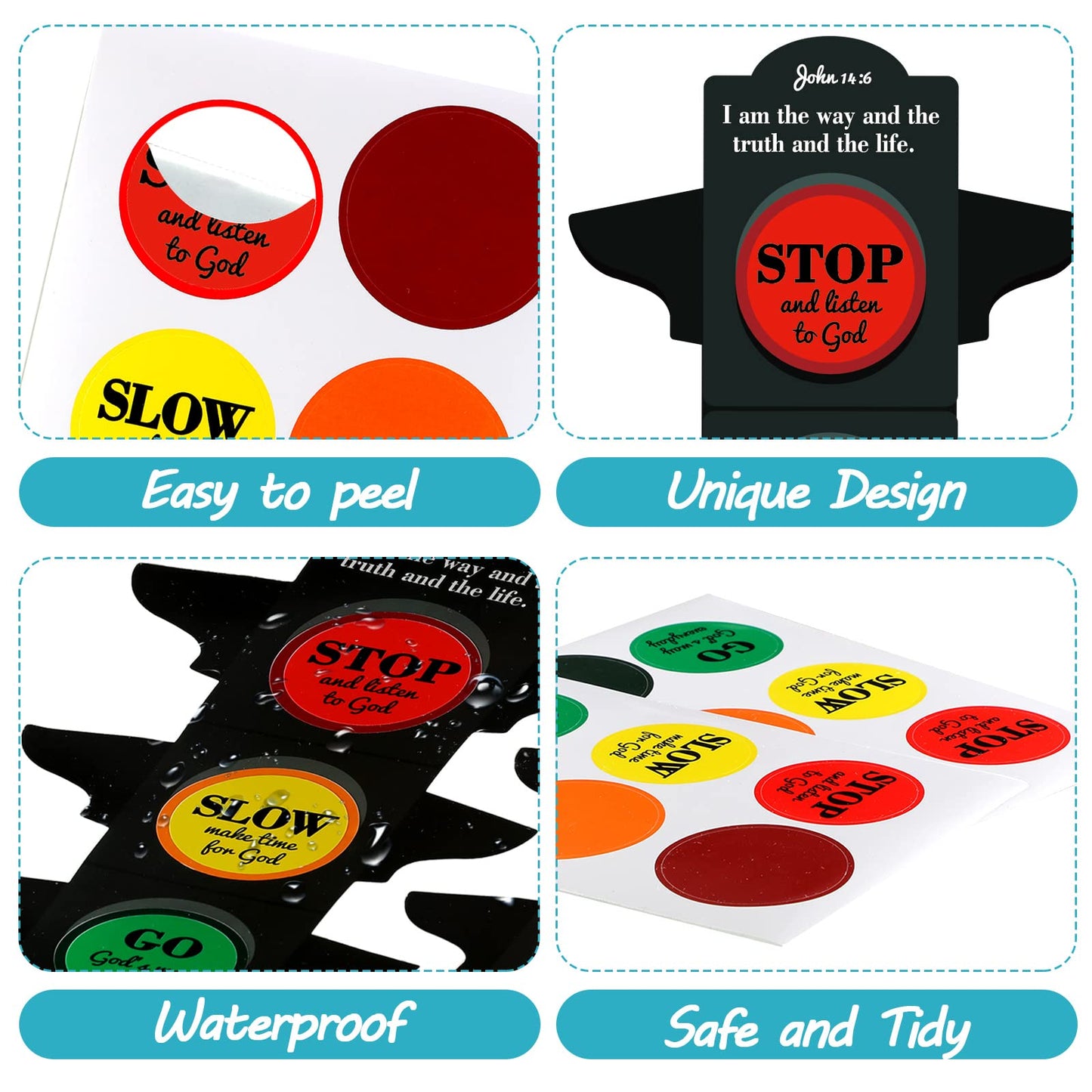 Eaasty 30 Pcs Christian Craft Kit - Sunday School & Bible Crafts for Kids, Religious Party & Classroom Favor