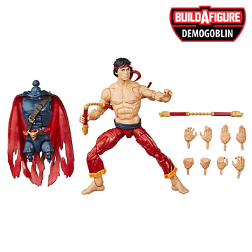 Spider-Man Hasbro Marvel Legends Series 6' Collectible Action Figure Shang Chi Toy, With Build-A-Figurepiece & Accessories