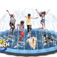 Splash Pad, Hyperzoo 95'' Extra Large Sprinkler Splash Pad For Kids And Dogs, Non-Slip Thickened Sprinkler Pad Pool Summer Outdo