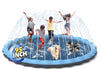 Splash Pad, Hyperzoo 95'' Extra Large Sprinkler Splash Pad For Kids And Dogs, Non-Slip Thickened Sprinkler Pad Pool Summer Outdo