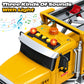 Bstoyder Kids Toys for 3 4 5 6 7 8 Years Old Boys, Transport Cars Carrier with Racing Car with Lights, Sounds, Toddler Friction
