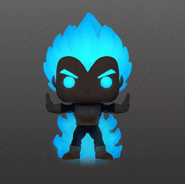 Funko Pop! Animation Dragonball Vegeta Powering Up Glow In Dark Exclusive #713