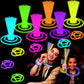 Halloween Glow Sticks Party Pack 8-50, Light up Bracelets & Necklaces Accessories for Kids, Neon Glow in the Dark Party Favor Su