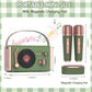 Wowmoment Mini Karaoke Machine For Kids&Adults, Portable Bluetooth Speaker With 2 Wireless Microphones, Stereo Sound Enhanced Ba