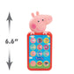 Just Play Peppa Pig Toy Phone - Realistic Sounds & Light Up Buttons, Pink, Model 72524, Kids Toys for Ages 3 Up