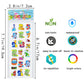 24 Sheets(300+) 3D Puffy Stickers For Toddlers Kids, Bulk Preschool Sticker Sheets For Reward, Craft, Scrapbooking (Number And L