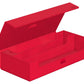 Ultimate Guard Superhive 550+, Deck Case For 550 Double-Sleeved Tcg Cards, Red, Compatible With Boulders, Magnetic Closure & Microfiber Inner Lining