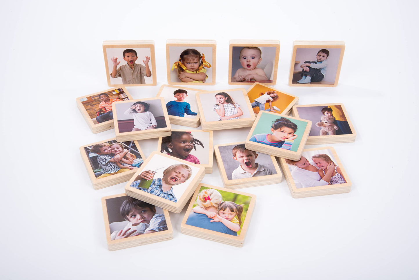 My Emotions Wooden Tiles 18/Set