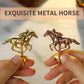 Horow Metal Horse Racing Board Game Card Board Game Finish Line Luxury Edition Solid Wood Race Game Board 11 Batches Of Metal Mo