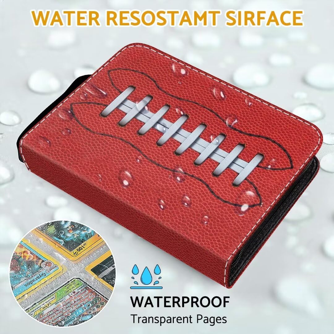 Bebomne Basketball Card Binder Holder 900 Pockets with 50 Removable Sleeves  Portable Sports Trading Cards Binder Album Collector Organizer Protectors with Zipper Waterproof