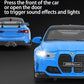 Erbadihago Toy Cars Compatible For Bmw M4(M Performance Parts) 1/32 Metal Model Car Pull Back Car Toys With Light And Sound Toys