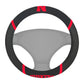 FANMATS - 14918 NCAA University of Nebraska Cornhuskers Polyester Steering Wheel Cover , 15x15, Black