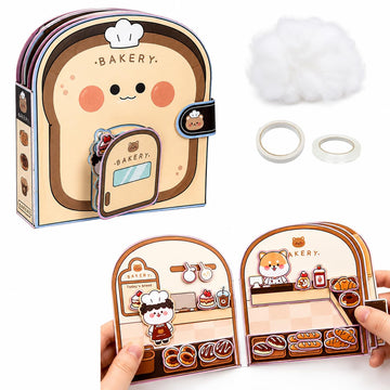Diy Blind Box Quiet Book For Kids With Stickers, Busy Activity Book