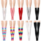Sotiff 10 Pairs Doll Lace Stockings Handmade Long Sock Christmas Elf Doll Accessories Legging For Diy Doll Clothes Toy(Groovy Style)