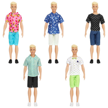 Sotogo 29 Pieces Doll Clothes And Accessories For 12 Inch Boy Doll Include 12 Sets Doll Clothes/Casual Clothes/Outdoor Outfits And 4 Pairs Of Shoes