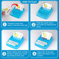 Matching Letter Game For Kids, 2 In 1 Educational Toys Alphabet Spelling & Reading, Number & Color Recognition, Flash Cards Learning Toys Gifts For Preschool Kindergarten Boys Girls Ages 3 4 5 6 7 8…