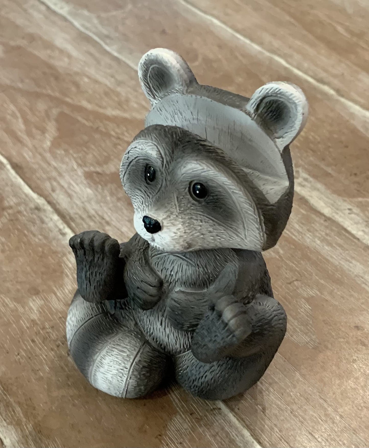 Top Brass Cute Racoon Whimsical Eyeglasses Holder Stand - Fun Glasses Keeper