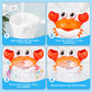 Gigilli Crab Baby Bath Toys, Rechargeable Bath Bubble Machine For Toddlers Valentines Day Gifts, Bathtub Bubble Maker With Music