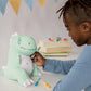 Crayola Color Me Plush, Green Dinosaur with 3 Ultra-Clean Washable Markers, Creative Fun for Boys and Girls Ages 3 and Up
