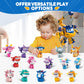 Super Wings Transforming Toys, 2 in Marty Robot Transformable Action Figures, 2-in-1 Mode Robot Transform Toys for Boys Girls 4-