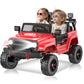 2 Seater Ride On Truck Car 24V Kids Electric Vehicles W/Parent Remote Control, 4Wd Toddlers Toy Car W/Safety Belt,Forward And Re