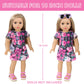 Vawmjot American 18 Inch Doll Makeup Accessories And Clothes,Messenger Bag Set For 18 Inch Dolls Include Sunglasses Phone Lipsti